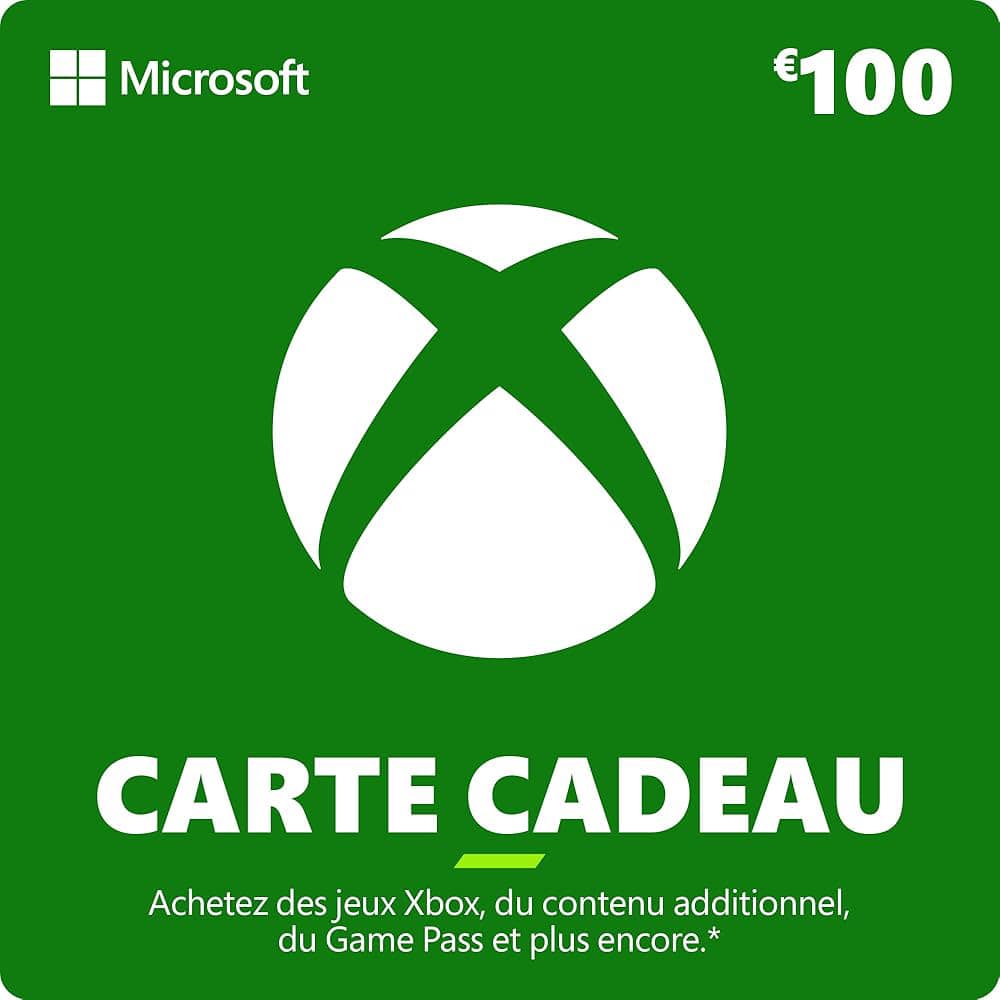 carte xbox 100 euros