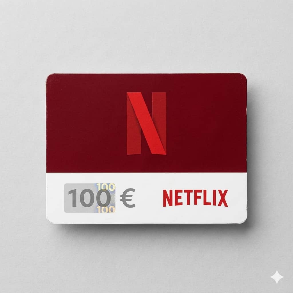 Carte cadeau Netflix 100 euros