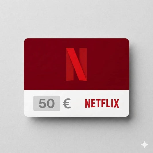 Carte cadeau Netflix 50 euros