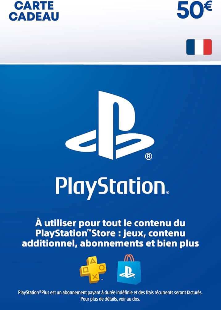 carte psn 50 euros