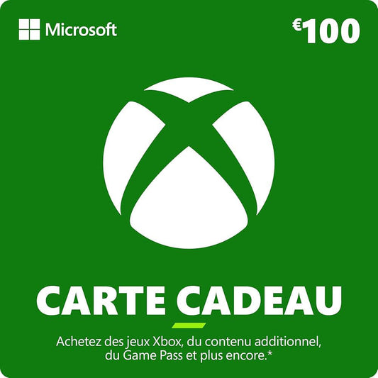 carte xbox 100 euros
