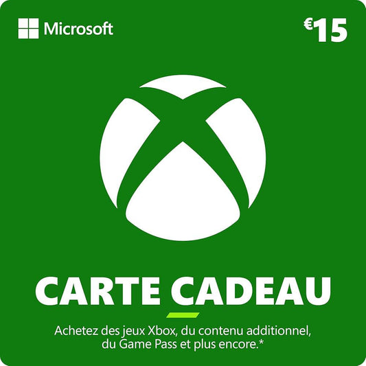 carte xbox 15 euros