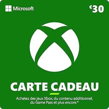 carte xbox 30 euros